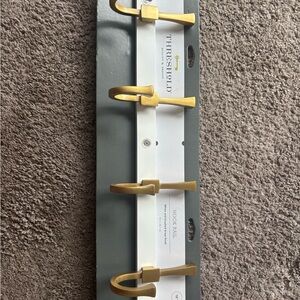 Threshold Gold Hook Rail